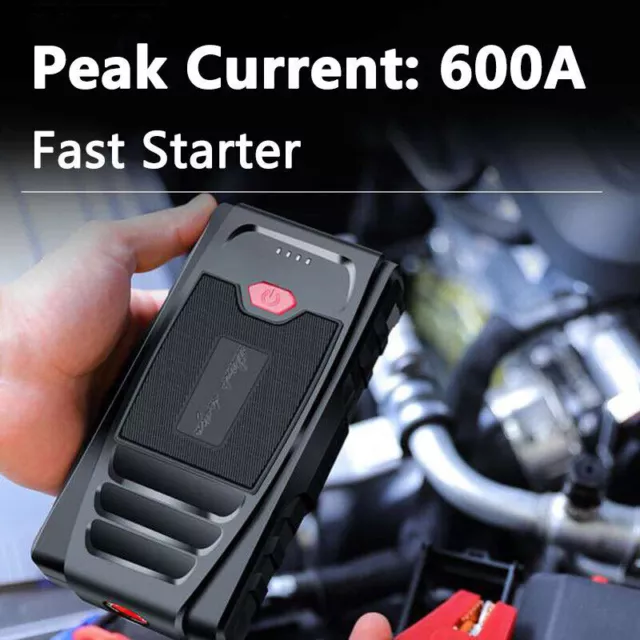 30000mah Car Jump Starter Pack Booster Power Bank USB Battery Charger 12V NEW