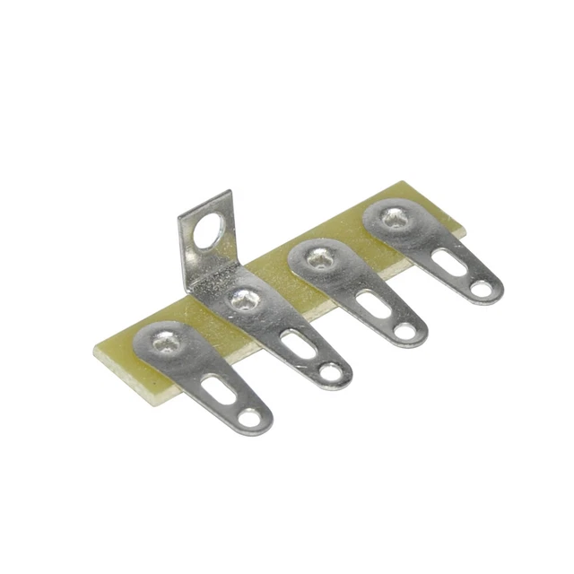 2pcs Terminal Strip Turret Tag Board 4Lug Point to Point Guitar Tube AMP DIY