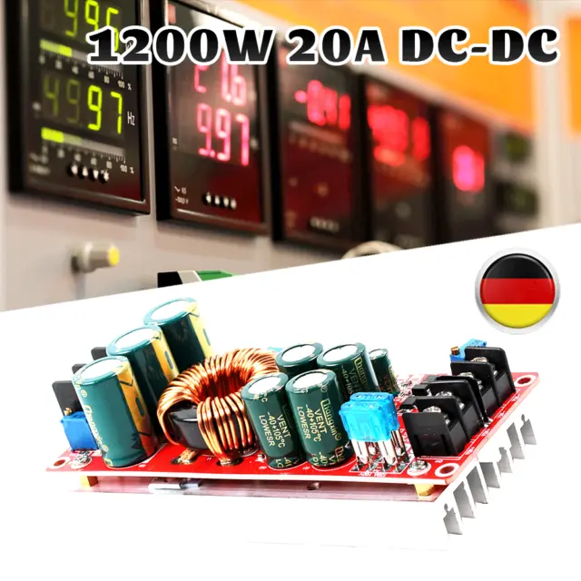 1200W 20A DC-DC Step Up Power Down Boost Buck Voltage Converter Module Supply