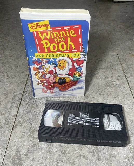 WINNIE THE POOH AND CHRISTMAS TOO (VHS 2853) CLAMSHELL 🔥 Children’s ...
