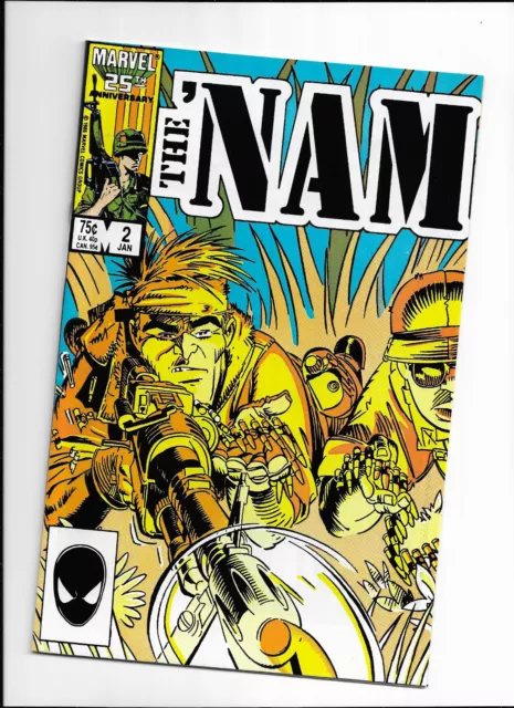 The 'Nam #2 {Jan 1987 Marvel} Copper Age! Vf+ "Dust Off!" Sweet Hi-Grade!