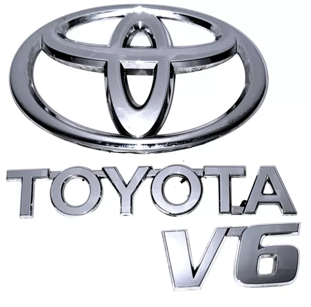 08-11 Toyota Highlander V6—Rear Gate Door Nameplate & Badge Emblem Set