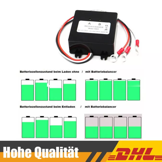 HA01 12V 24V Batterie Balancer Equalizer Ladungsausgleicher Für Solar Camping