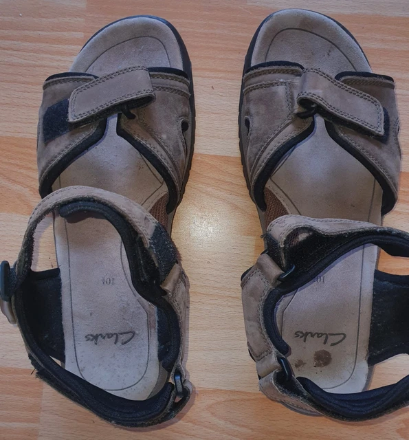 Herren Sandalen | Clarks Recline Open 20349642 Black Leather