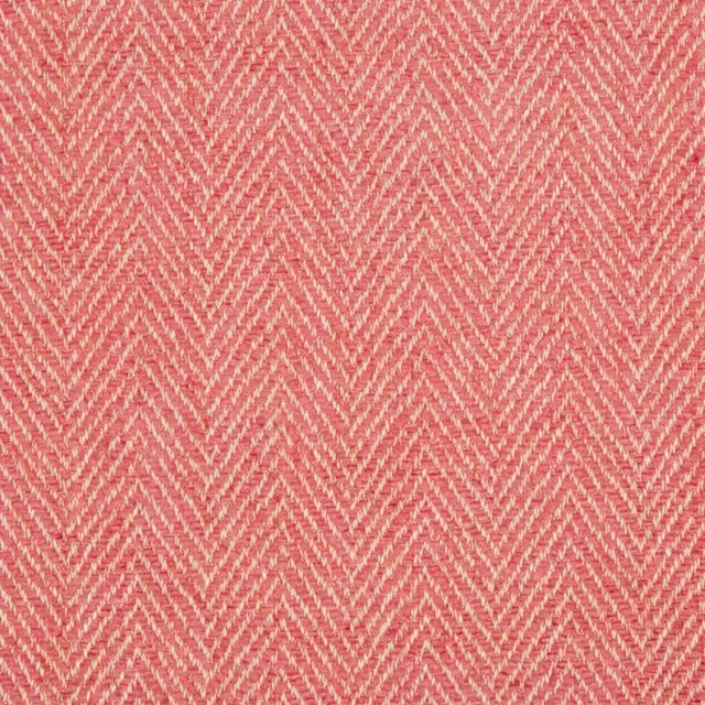 Brunschwig & Fils Herringbone Upholstery Fabric- Firle Chenille II / Pink 3 yds