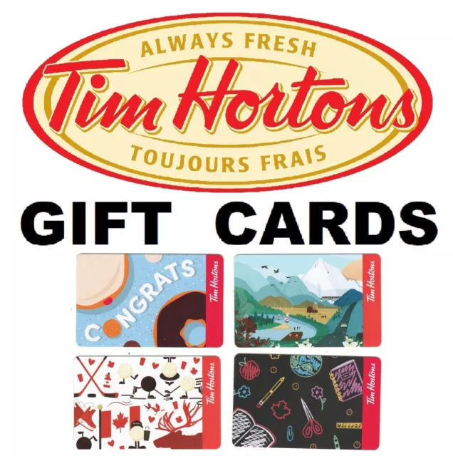 GIFT CARDS TIM HORTONS HOCKEY CONGRATS CANADA collectible 0 balance O