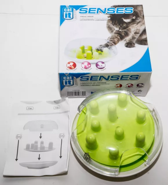 Catit Cat Senses Treat Maze - Cat Food and Treat Toy USED