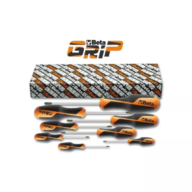 Beta Tools 1268 RTX/S8 8-teiliges Beta GRIP® manipulationssicheres Torx® Schraubendreher-Set