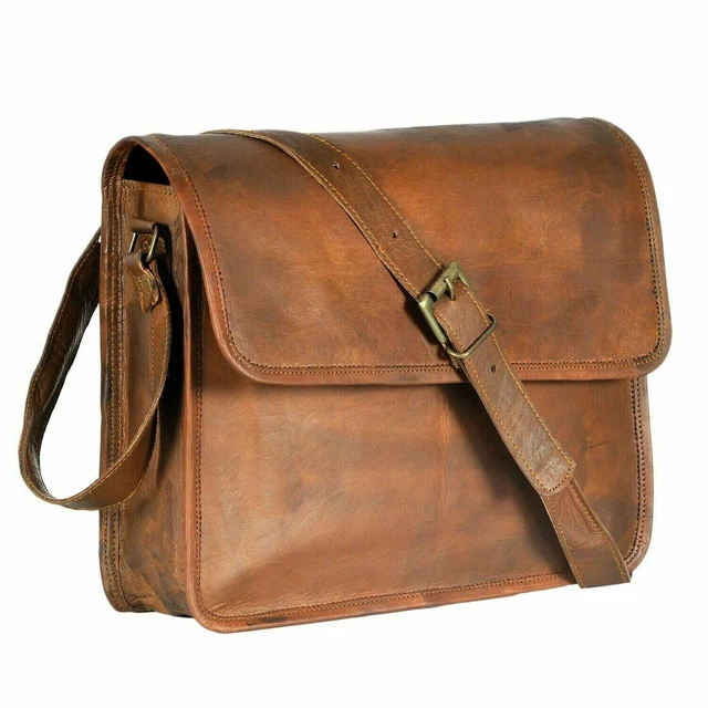 NOUVEAU femmes Vintage à la recherche d'un sac à bandoulière en cuir marron