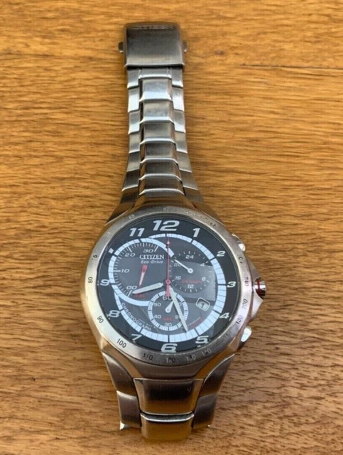 CITIZEN ECO DRIVE Chronograph mens watch H570 S024251 GN 4S