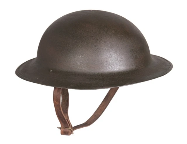 US ARMY HELM M17 AGED Stahlhelm 1. Weltkrieg WW I Tellerhelm (Repro)