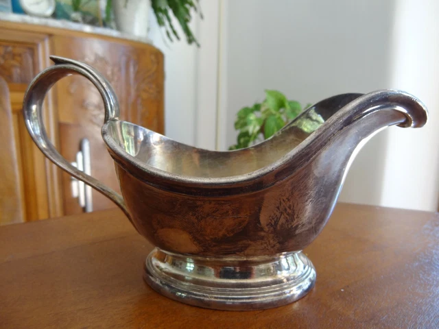 Christofle Art Deco Saucière Cygne par Fjerdingstad - En vente sur France