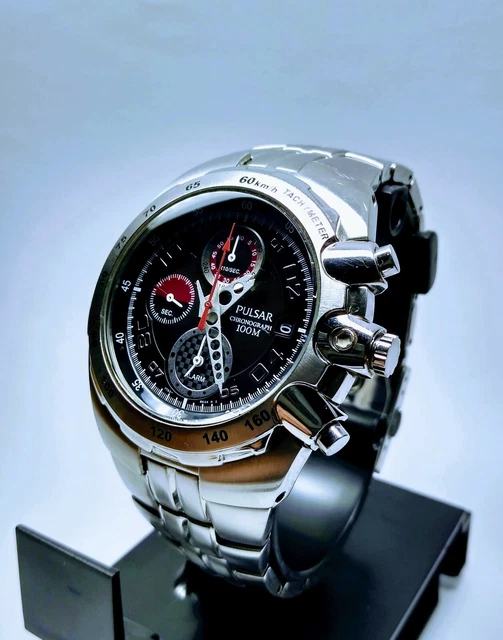 PULSAR BY SEIKO 7T62 X136 Chronograph Alarm. Working Order 49.99 PicClick UK