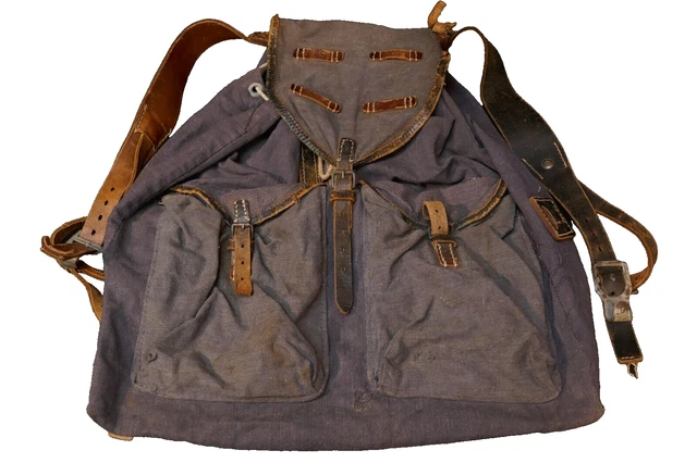 WWII GERMAN LUFTWAFFE Feld-Division Fallschirmjäger Rucksack Late War ...