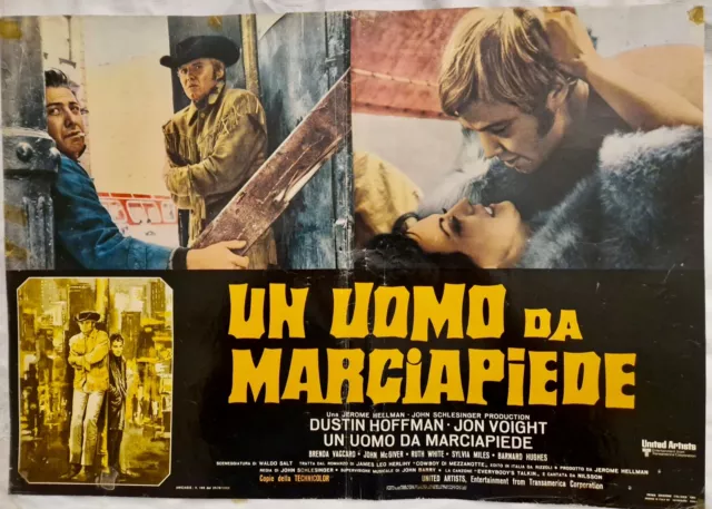 Fotobusta Locandina Un Uomo Da Marciapiede - Anno 1969 - Originale