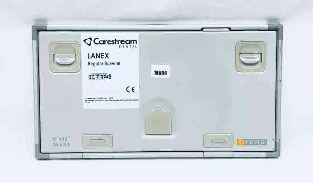 Röntgenkassette 15 X 30 CM Carestream Lanex Regular Dentaire Röntgenfimkassette