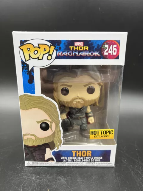 Funko Pop Marvel Thor Ragnarok, Thor Pop, Hot Topic Exclusive, #246