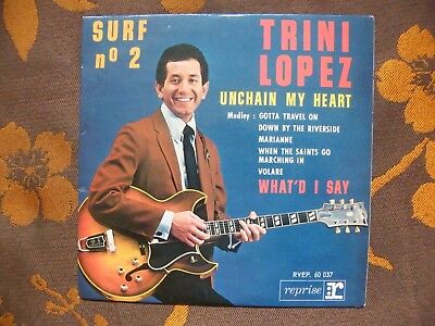 EP TRINI LOPEZ - Surf N°2 / Reprise Records  RVEP. 60.037  France  (1963)
