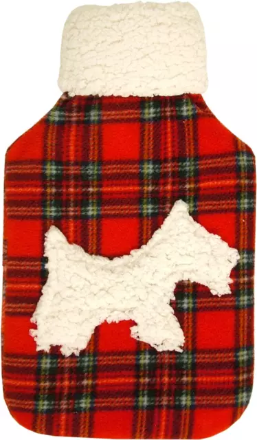 Vagabond 2L Tartan Westie Hund Heißwasserflasche und Deckel