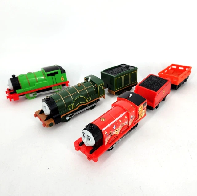 THOMAS & FRIENDS Trackmaster Motorized Engine Lot: Emily, Percy, James