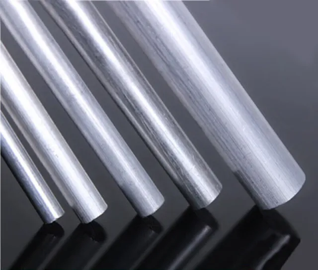 1-2pcs 250mm 6061 Aluminum Alloy Round Rod Bar Cutting Tool Metal Dia 5-13mm
