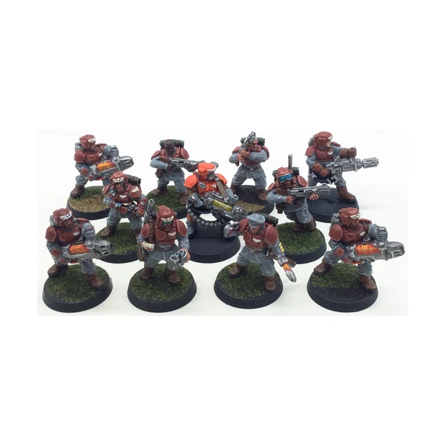 Games Workshop 40k Imperial Guard Metal Mini Cadian Infantry Collection #13 NM
