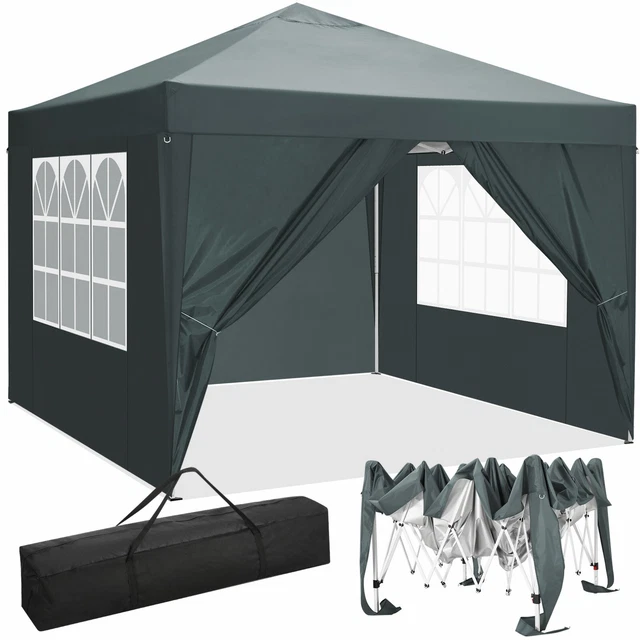 Pavillon 3x3 Gartenzelt Falt Pavillion Wasserdicht Partyzelt Bierzelt UV-Schutz