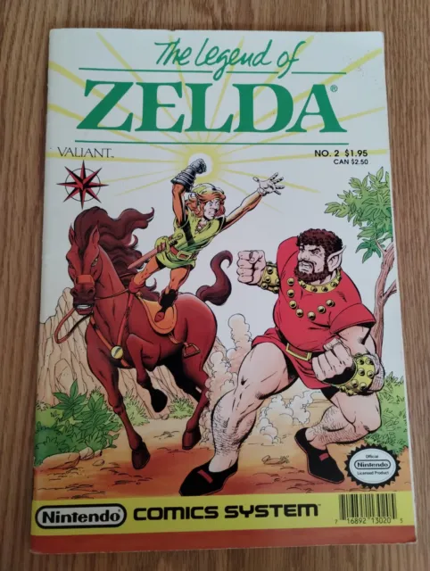 Legend of Zelda Valiant Comic Book no 2 - Nintendo Comics System
