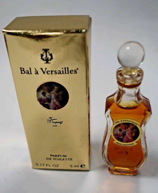 Flacon Vintage Vide Bal à Versailles Jean Desprez - Parfum Ancien Collector 20 Ml - France