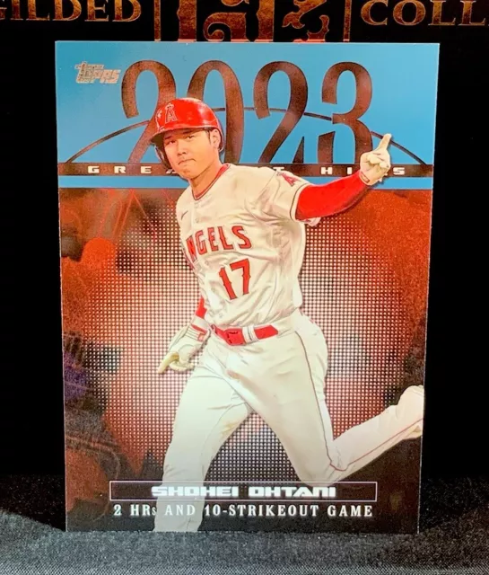 2024 TOPPS SERIES 1 Shohei Ohtani Greatest Hits Blu 23GH13 Angels