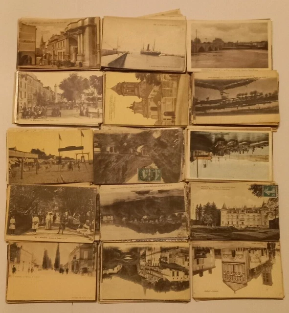 lot CPA cartes postales anciennes de France plus de 300 cartes type drouille