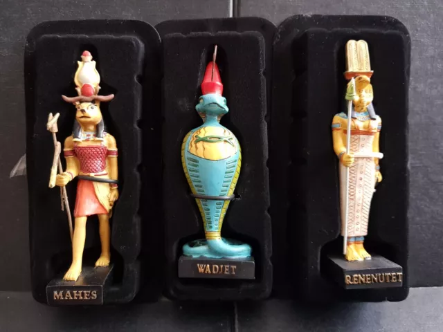 Hachette Gods Of Ancient Egypt Figures Statues Collectables Bundle Job Lot x3