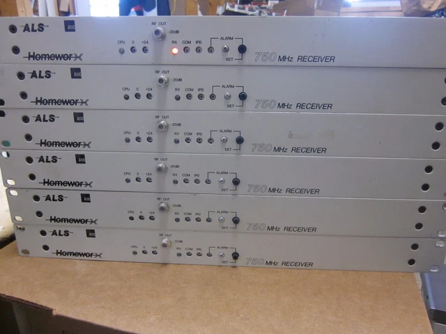 6 pieces ADC ALS Homeworx 750 MHz Fiber Optic Receiver
