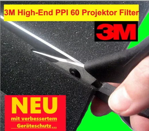 Luftfilter  Universal Projektor Beamer Staubfilter 3M high end Filter Sony u.v.a