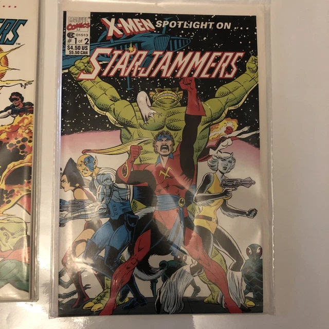 X-Men Spotlight on the Starjammers #1-2 (1990) COMPLETE series Marvel Comics FVF 2
