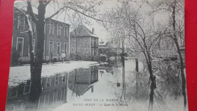 CPA 94 - SAINT-MAUR - Crue de la Marne