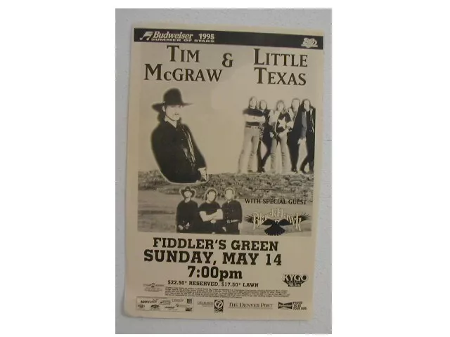 Tim Mcgraw Affiche Plat Et Handbill