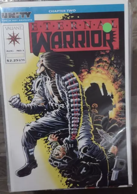 Eternal Warrior  # 1  1992 Valiant Comics  Key 1St Solo Unity Chapter 2 F Miller