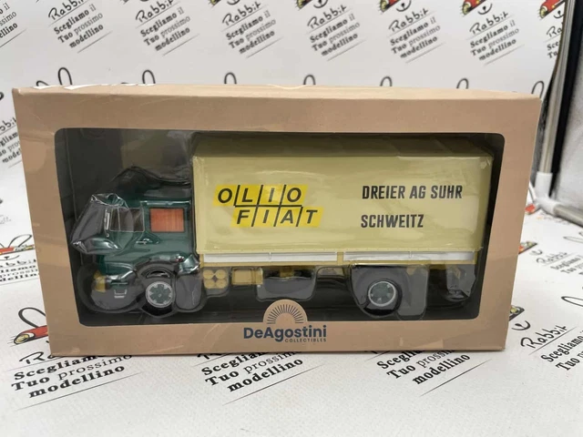 Camion Fiat 673 1/43 DeAgostini – 1970, Neuf Sous Blister