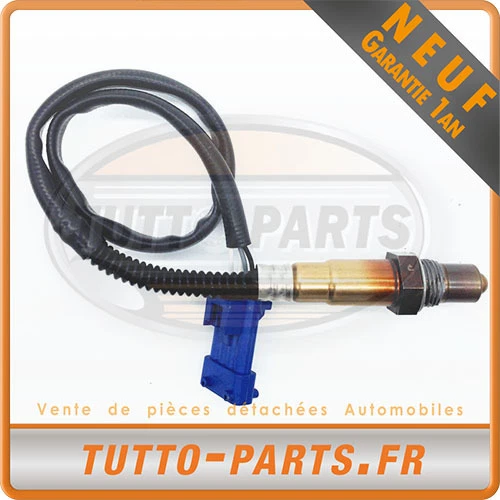 Capteur Sonde Lambda O2 Pour Peugeot - Référence 0258006027 - Compatible 206, 306, 307, 407 - Améliore Consommation Et émissions