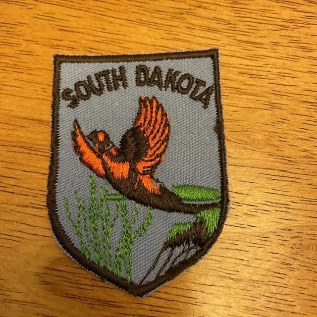 Vintage South Dakota Embroidered Souvenir Patch
