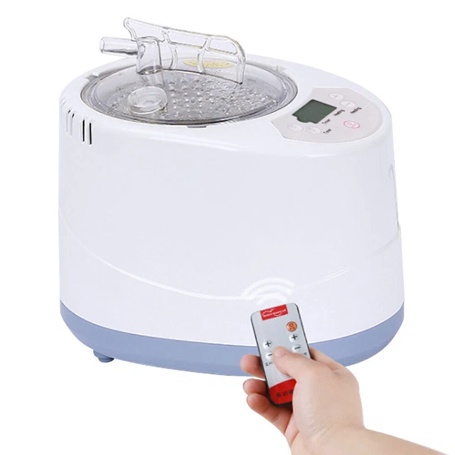 1000W 9 velocidades 3L Sauna Portátil Olla de Vapor Sauna Generador de Vapor Sauna con Mando a Distancia