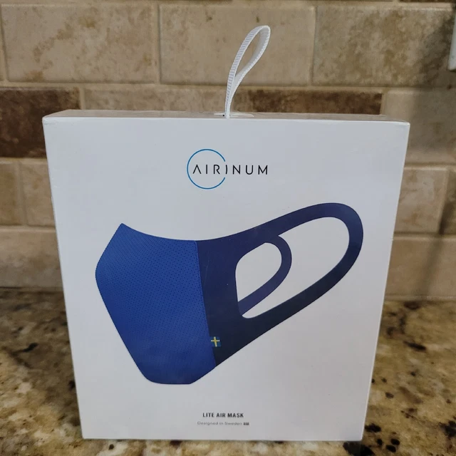 Máscara de aire Airinum LITE azul nueva en caja sellada