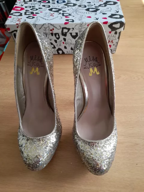 Miss KG Women's Flick Open-Toe Heels, Silver (Silver), 4 UK: Amazon.co.uk:  Fashion