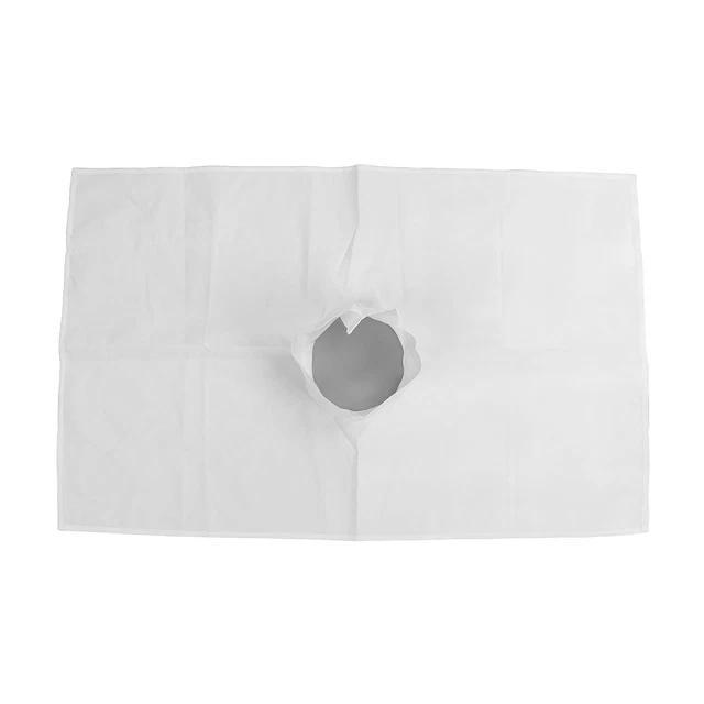 Lenzuola lettino da massaggio cotone bianco copriletto con foro per salone spa SLS