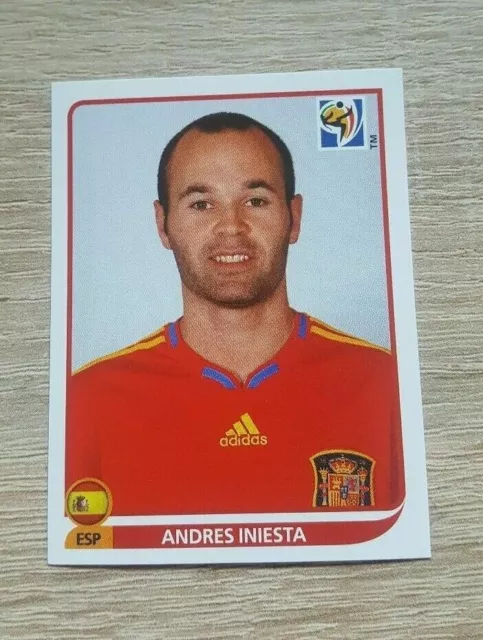 2010 PANINI WORLD Cup 577 Andres Iniesta Spain Spain World Cup 10 $1.38 ...