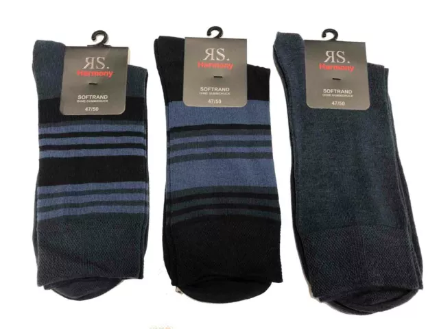 3 paar Socken ohne Gummidruck mit Softrand - RS 31009