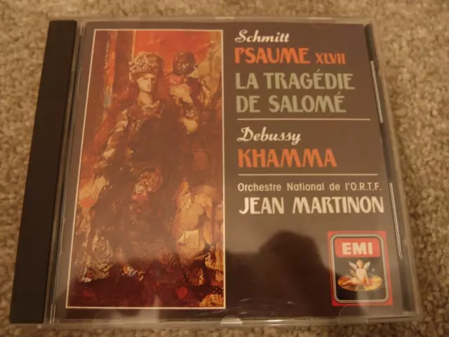 SCHMITT Psaume XLVII DEBUSSY Khamma JEAN MARTINON EMI France