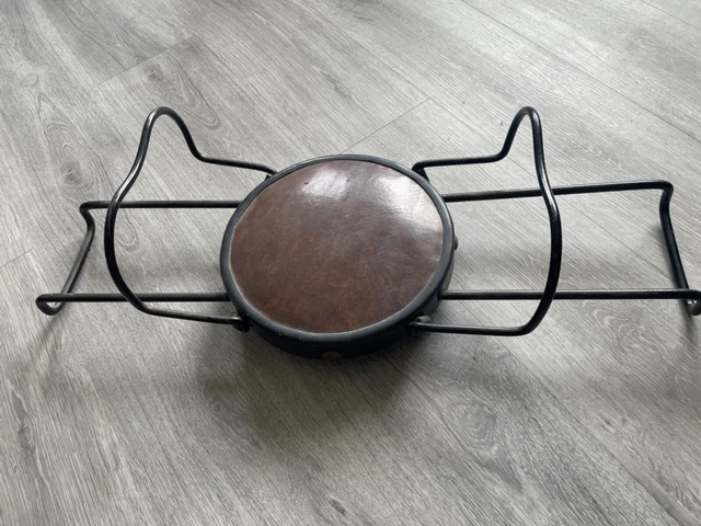 vintage barber kids/ booster stool chair.
