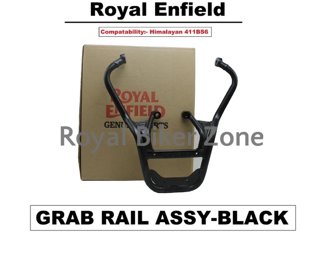 "GRAB RAIL ASSEMBLY BLACK" For "Himalayan 411 BS6" Royal Enfield